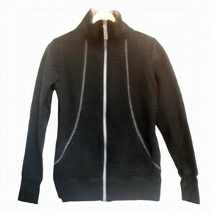 Tuff Athletics Full Zip Athletic Jacket Women's Small Black